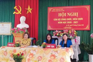 HỘI NGHỊ CÁN BỘ CÔNG CHỨC VIÊN CHỨC VÀ NGƯỜI LAO ĐỘNG NĂM HỌC 2020-2021