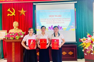 HỘI NGHỊ RA MẮT HỘI ĐỒNG SƯ PHẠM – KHỞI ĐẦU MỘT HÀNH TRÌNH MỚI CỦA TRƯỜNG MẦM NON AN MỸ